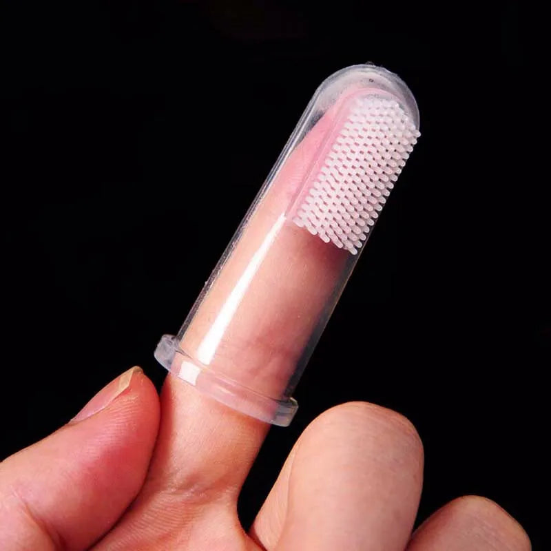 Escova de Dente de Silicone para Pets