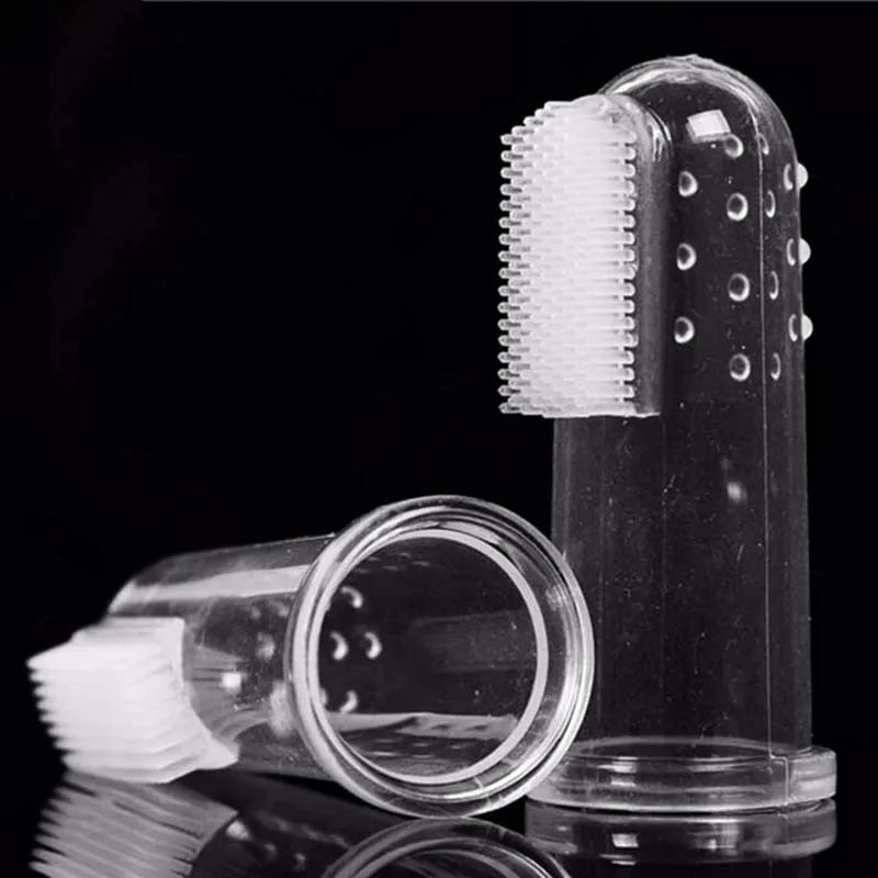 Escova de Dente de Silicone para Pets