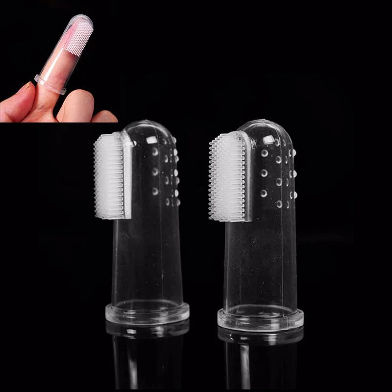Escova de Dente de Silicone para Pets