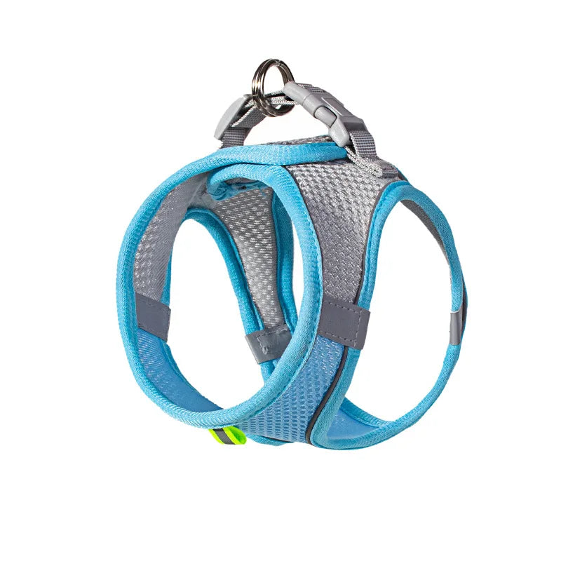 Kit Peitoral e Guia Refletivo para Pets